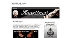 Desktop Screenshot of kaarttrucs.com